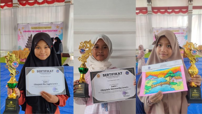 Santri SD Alam Islami eLKISI Borong Piala di Event Kompetisi Anak Berprestasi