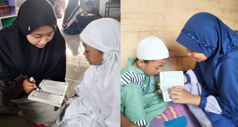 Di Madiun Santri eLKISI Nyalakan Semangat Adik-adik TPQ Belajar Membaca Al Quran