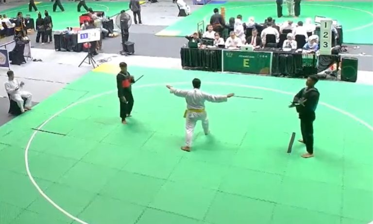 Kontingen Tapak Suci eLKISI Tembus Babak Semifinal di International Moslem Pencak Silat Championship