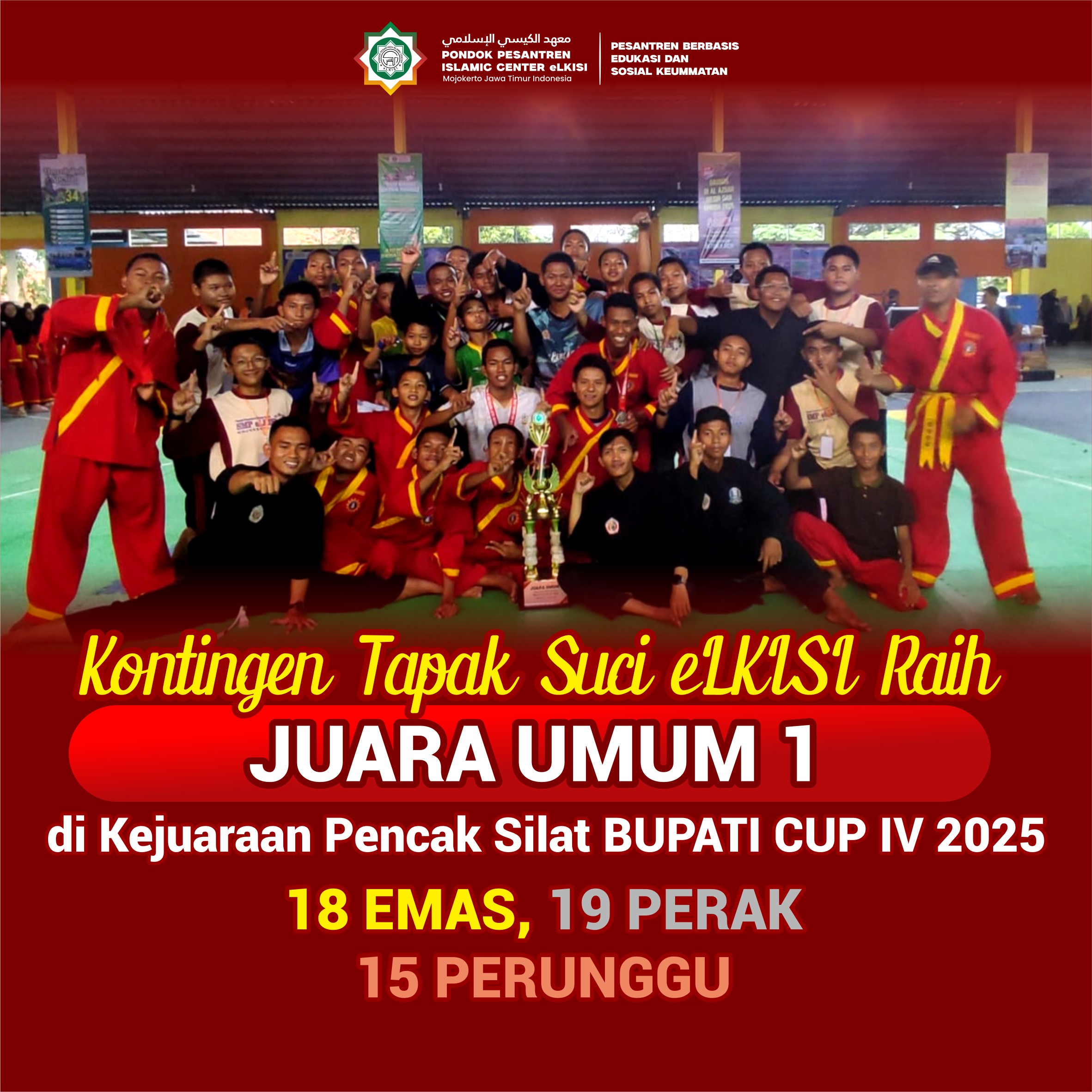 Tapak Suci eLKISI Raih Juara Umum 1