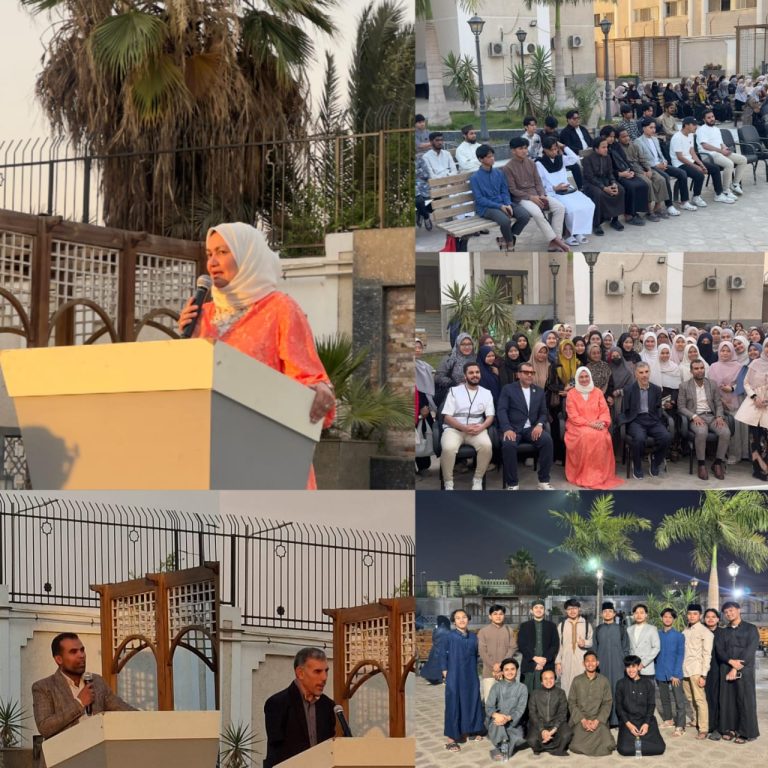 Thullab Markaz Lughah eLKISI Hadiri Ifthar Bersama Markaz Tathwir Al-Azhar dan Muasasah An-Naf’u