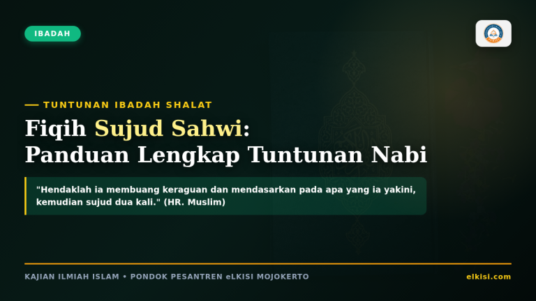 Cover Fiqih Sujud Sahwi eLKISI